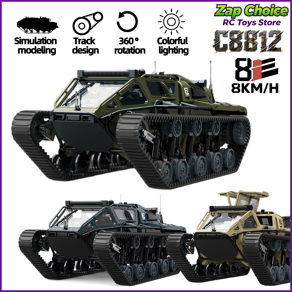 Rc Hobby Lobby - JJRC C8812 1/16 Tracked Tank RC