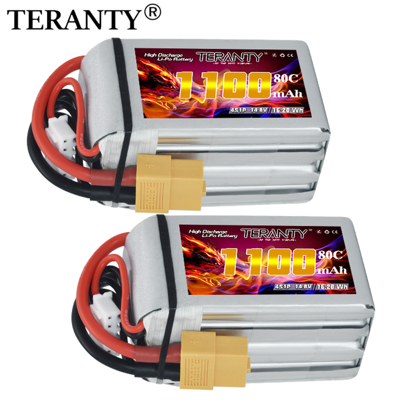 Fpv Racing Quadcopter - TERANTY 4S 1100mAh 80C/160C Lipo Battery