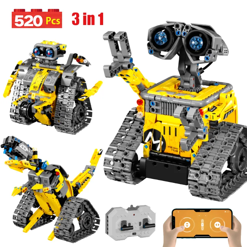 Rc Hobby Excavator - 520pcs 3 in 1 City Technical