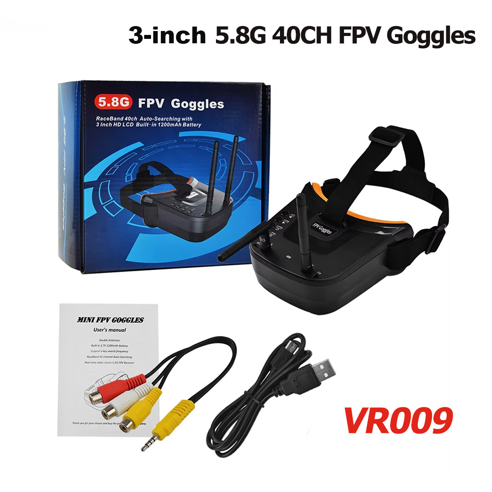 Fpv Racing Quadcopter - VR009 FPV Video Goggles 3Inch 480*320