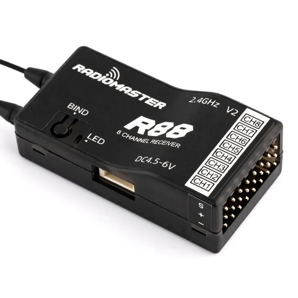 RadioMaster R88 V2.0 8ch SFHSS – обзор и цена Receiver Sbus 8Ch