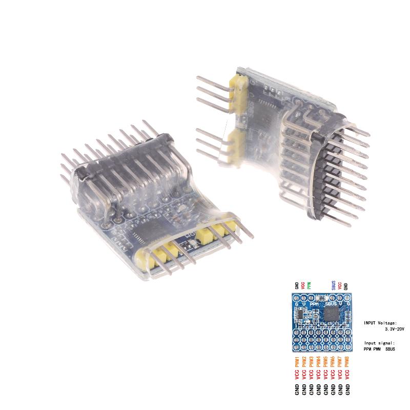 TH 1/2Pcs SPP-SBUS PPM PWM Sig – обзор и цена Receiver Sbus 8Ch
