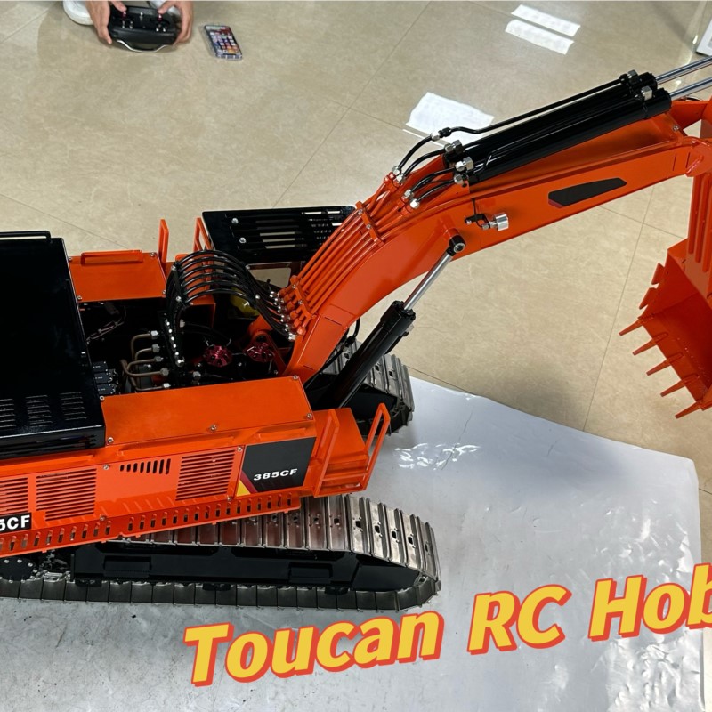 1/8 Metal Ripper of 385CF RC G – обзор и цена Rc Hobby Excavator