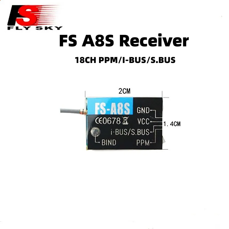 Flysky FS-A8S FS A8S 2.4G 8CH  – обзор и цена Receiver Sbus 8Ch