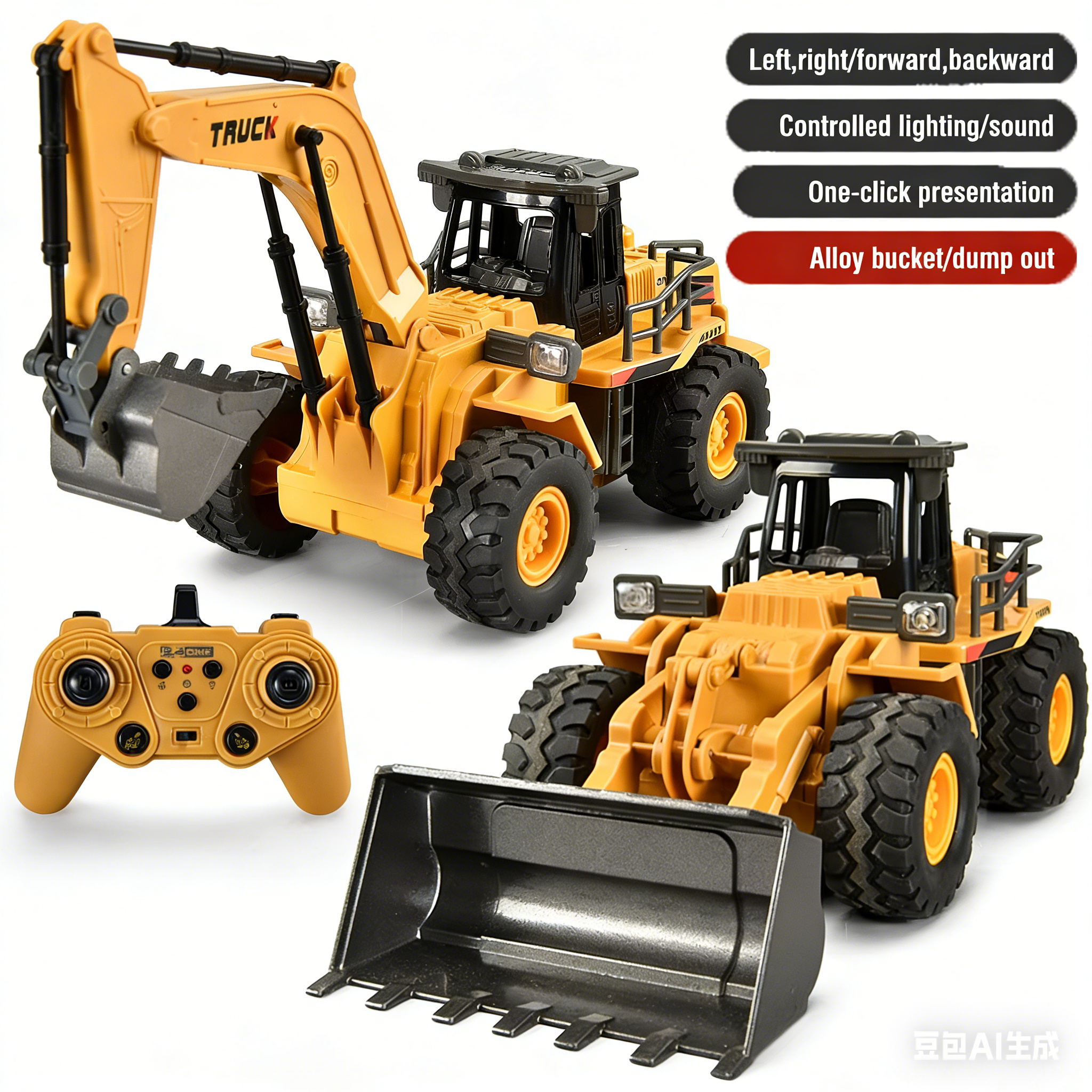 2.4G Alloy Remote Control Exca – обзор и цена Rc Hobby Excavator