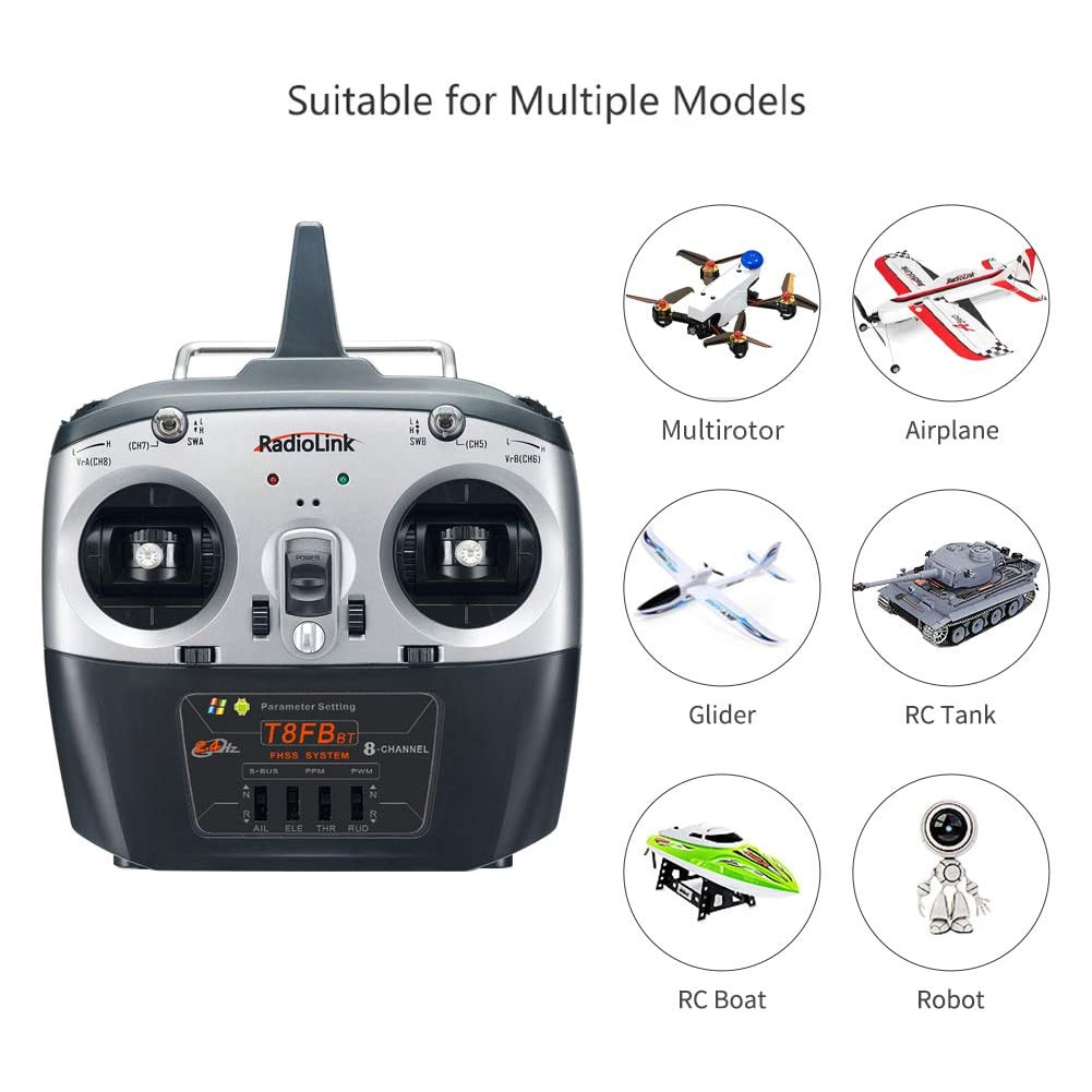 Radiolink T8FB V2 8CH RC Trans – обзор и цена Receiver Sbus 8Ch