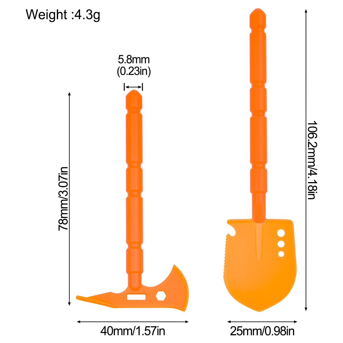 Simulated Plastic Shovel Picka – обзор и цена Rc Crawler 4X4