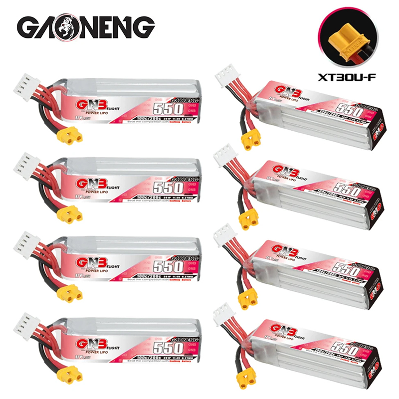 GNB HV 11.4V 550mAh 100C/200C  – обзор и цена Fpv Racing Quadcopter