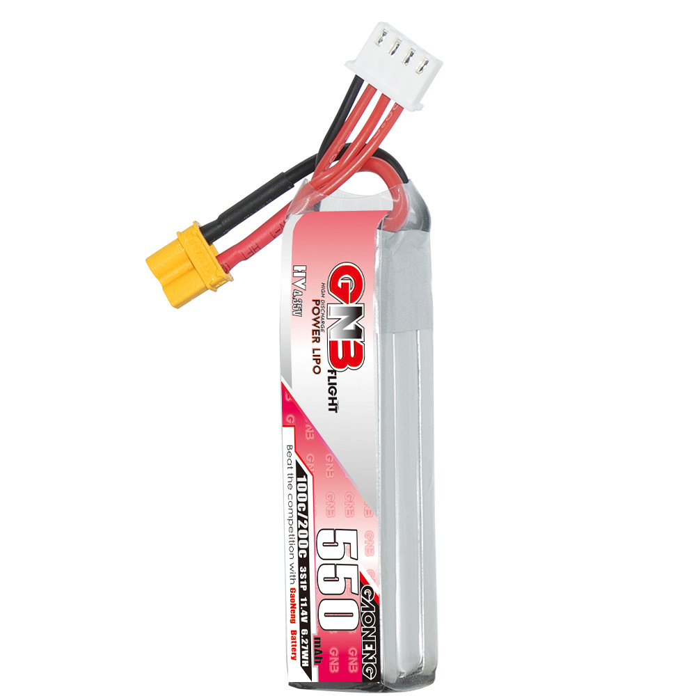 GNB HV 11.4V 550mAh 100C/200C  – обзор и цена Fpv Racing Quadcopter