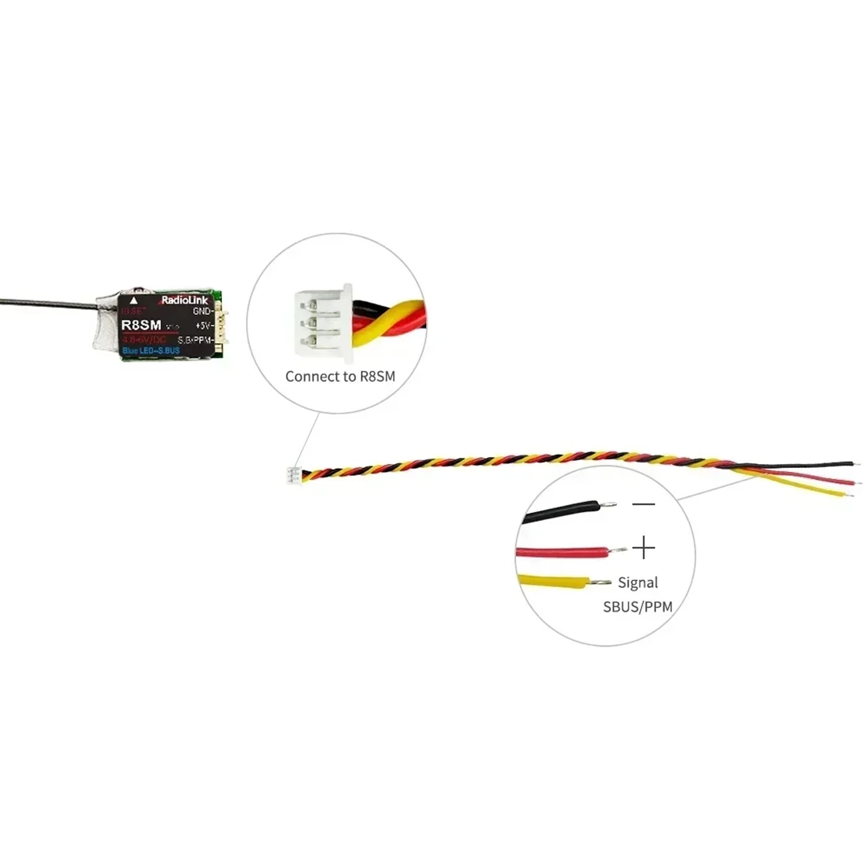 Radiolink R8SM 8 Channels 2.4G – обзор и цена Receiver Sbus 8Ch