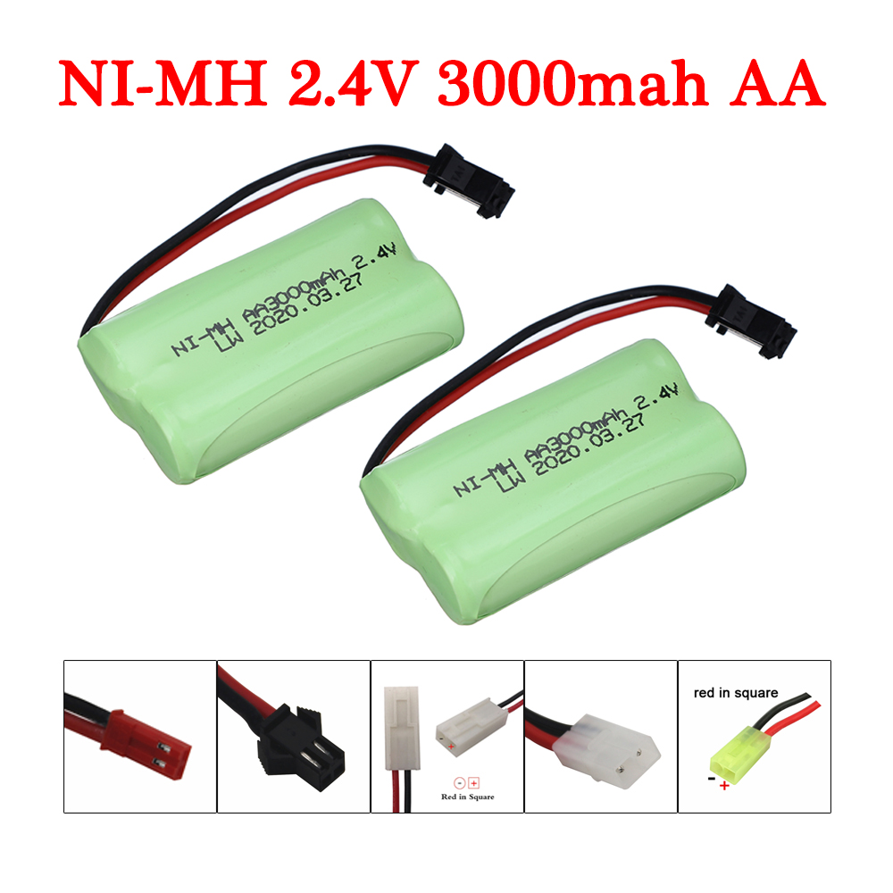 2.4V 3000mah NIMH AA Battery p – обзор и цена Rc Hobby Trucks