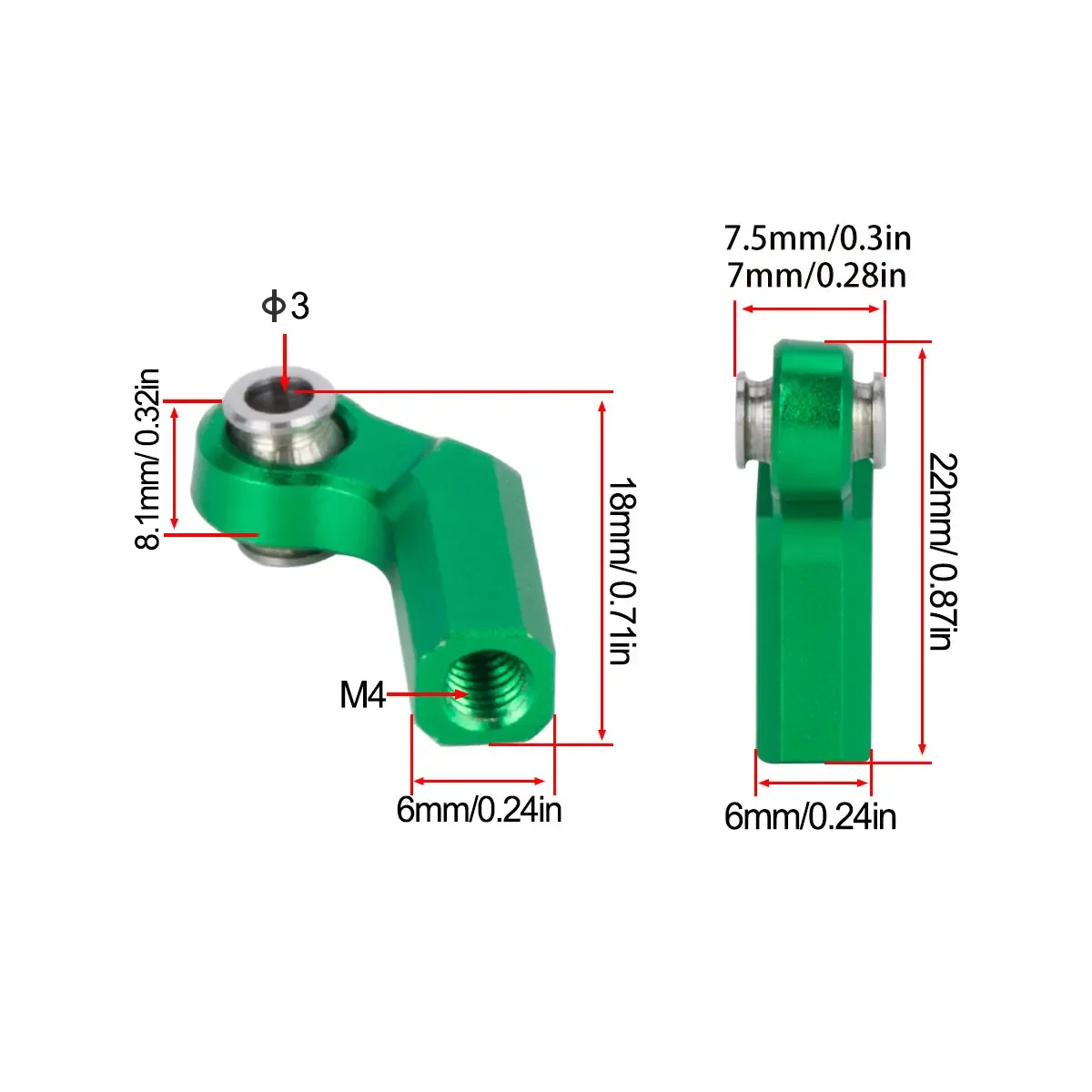 4Pcs M4 Metal Ball Head Holder – обзор и цена Rc Crawler 4X4