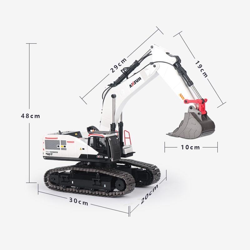 HUINA 1/14 Metal RC Excavator  – обзор и цена Rc Hobby Excavator