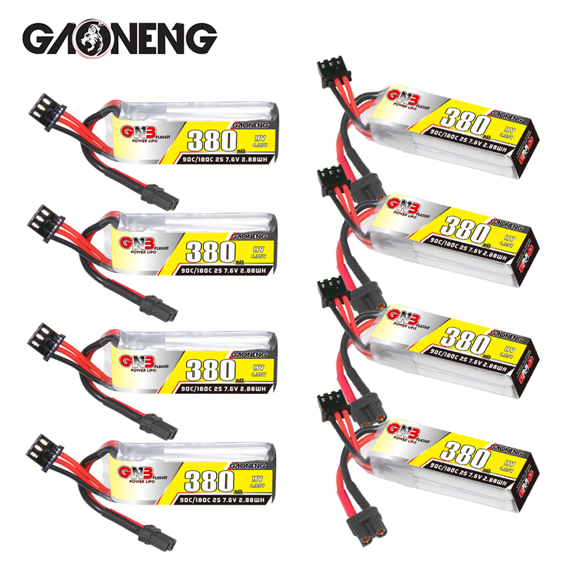 GNB 2S 7.6V 380mAh 90C/180C Li – обзор и цена Fpv Racing Quadcopter
