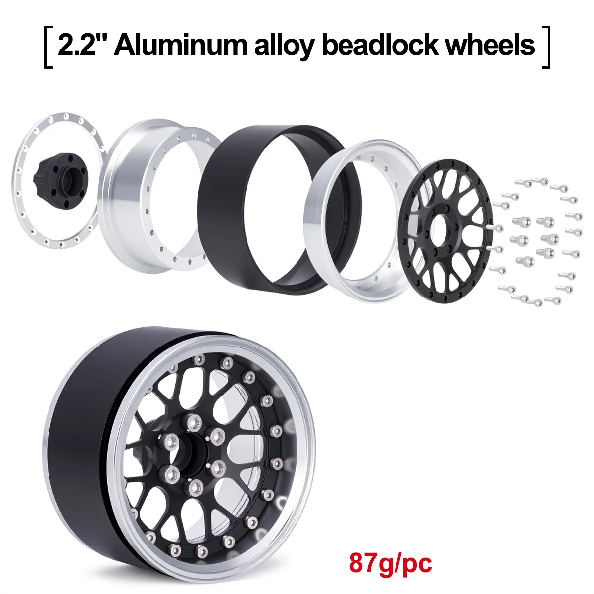 2.2 Inch Aluminum Beadlock Whe – обзор и цена Rc Crawler 4X4