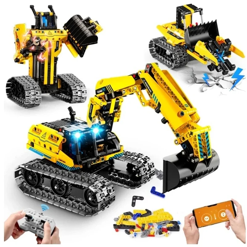 520pcs 3 in 1 City Technical R – обзор и цена Rc Hobby Excavator