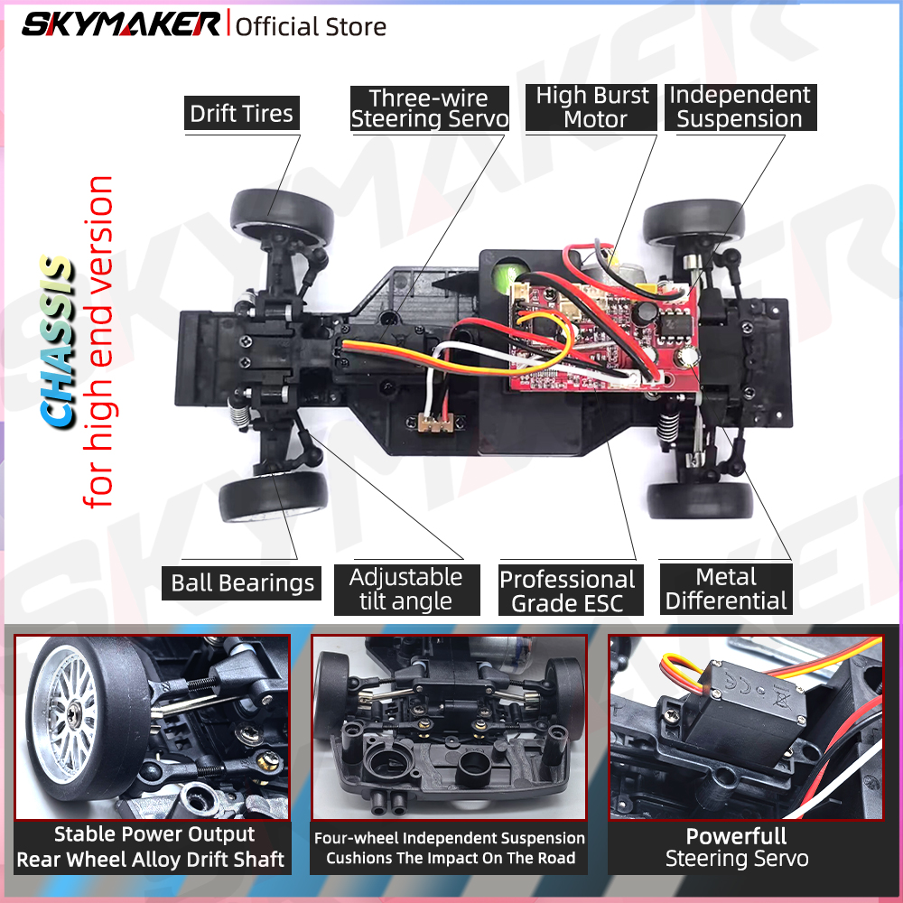 Skymaker LDRC 1/18 RC Drift Ca – обзор и цена Gyroscope Rc Module