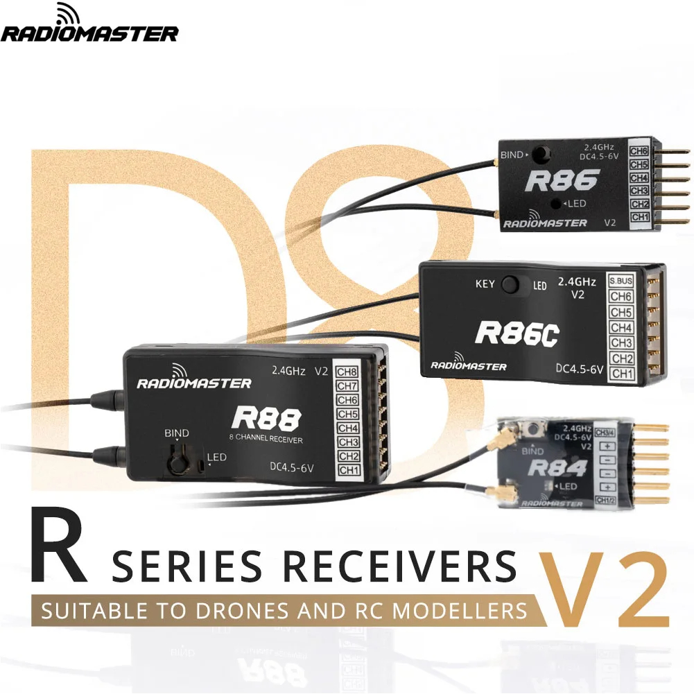 Radiomaster R81 R84 R86 R86C R – обзор и цена Receiver Sbus 8Ch
