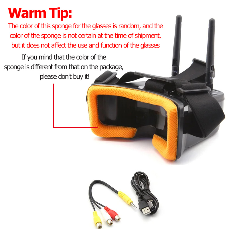 VR009 FPV Video Goggles 3Inch  – обзор и цена Fpv Racing Quadcopter